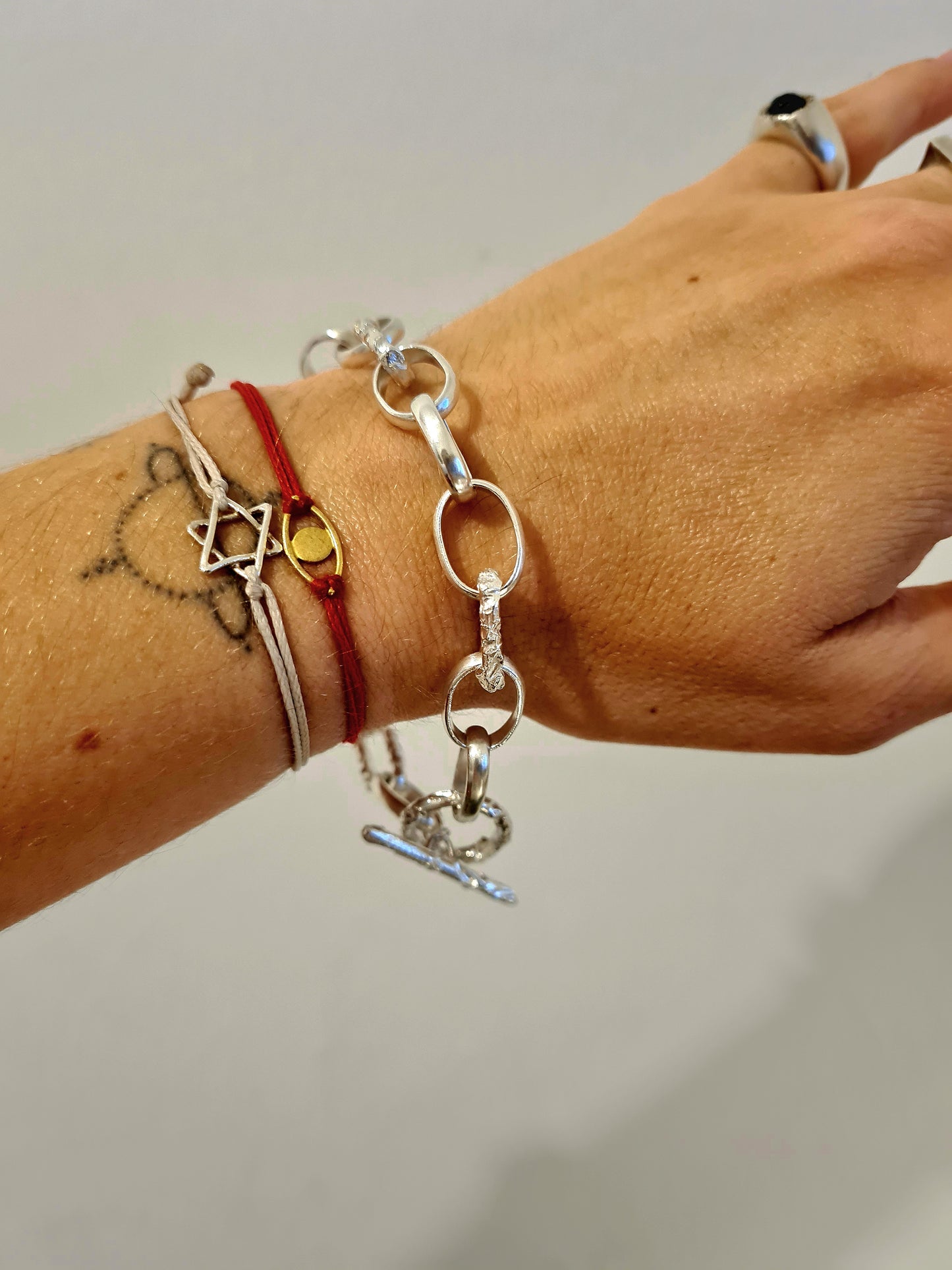 T Bracelet Silver