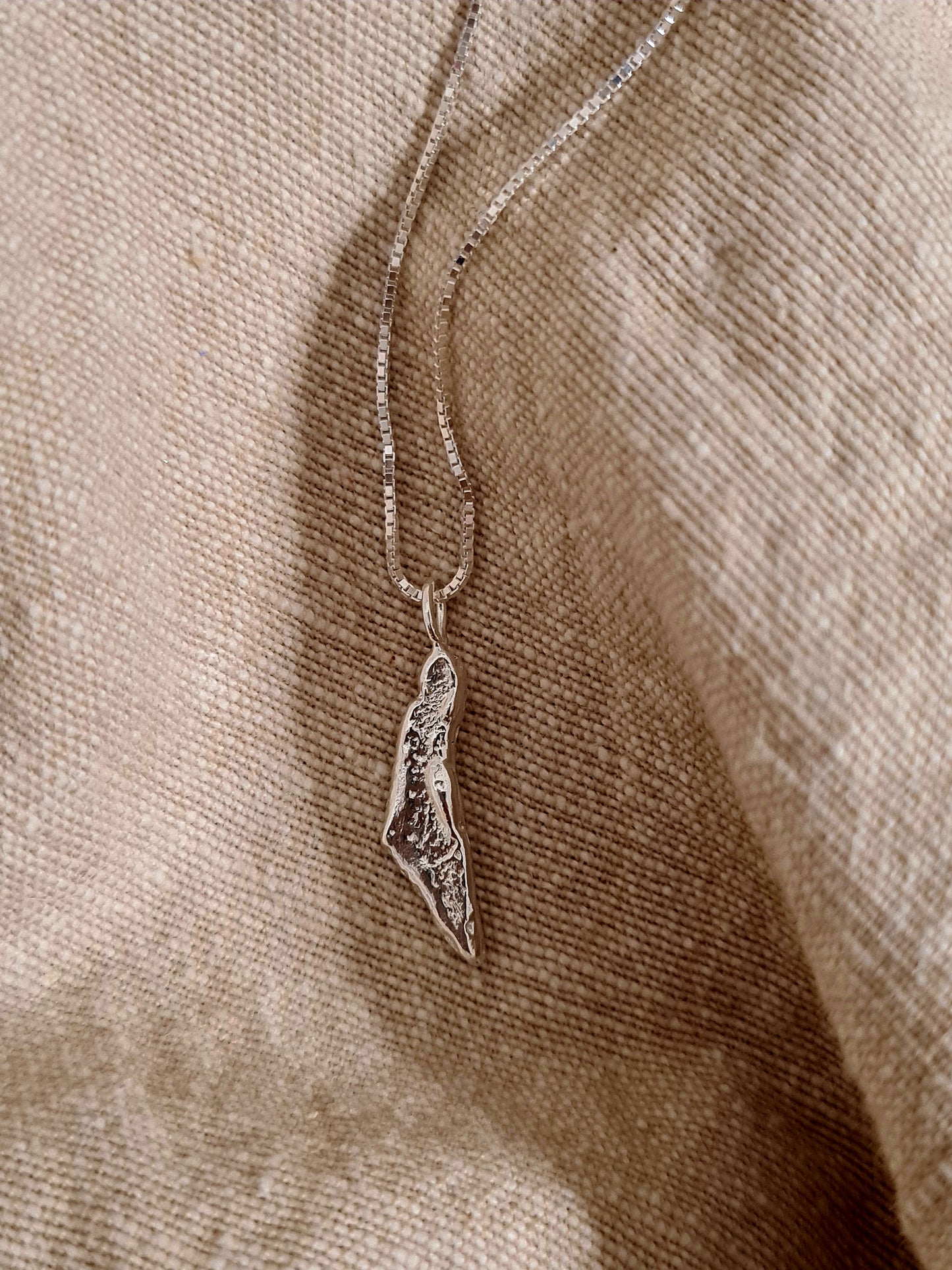 Israel Amulet Necklace Silver