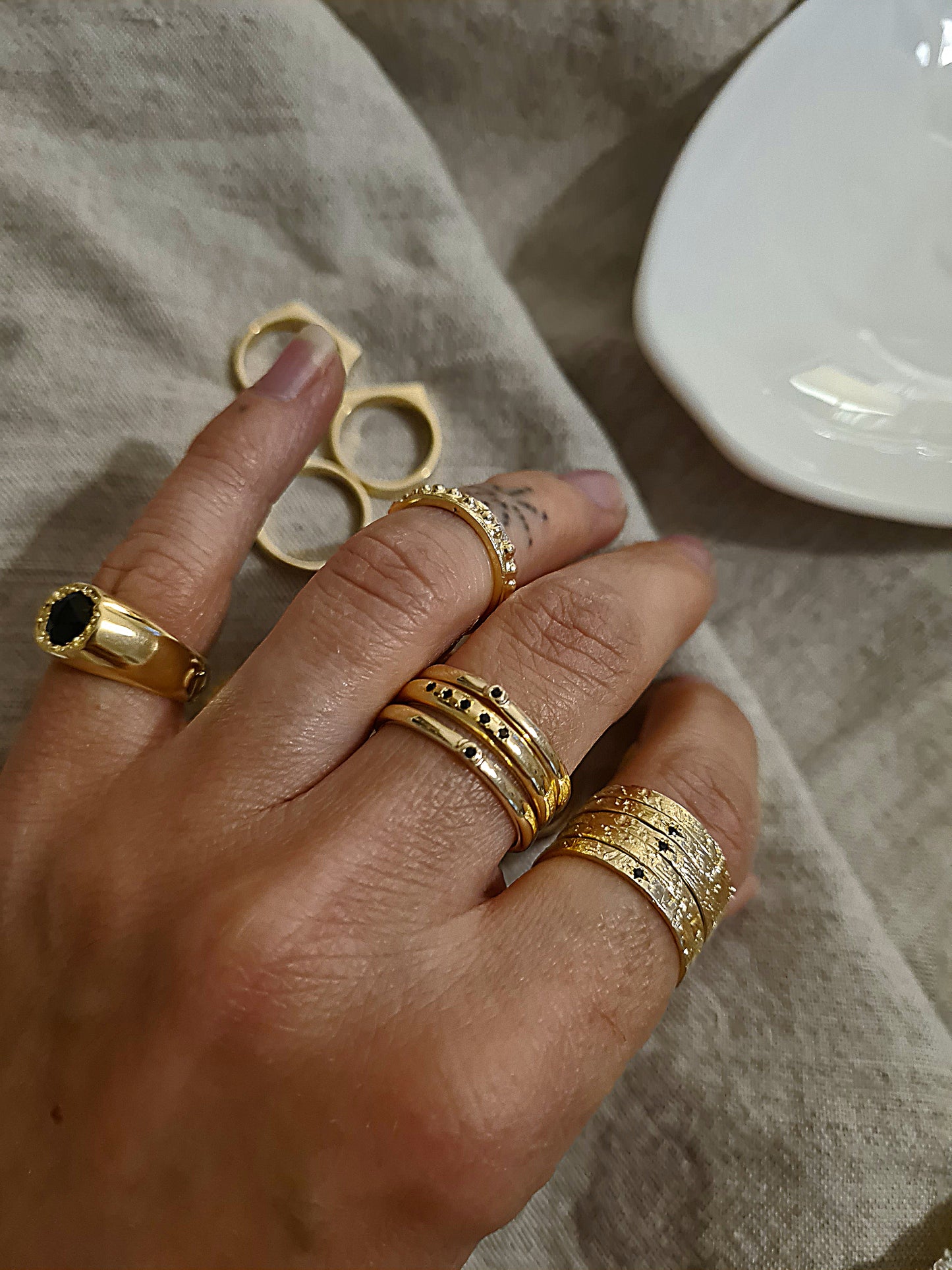 Maya Ring Gold Plated