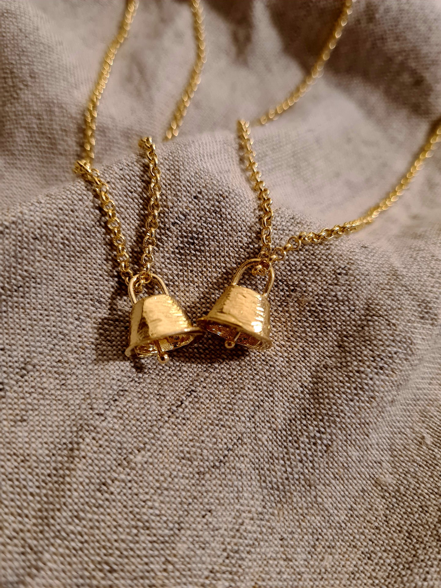 Prayer Bell Gold Plated