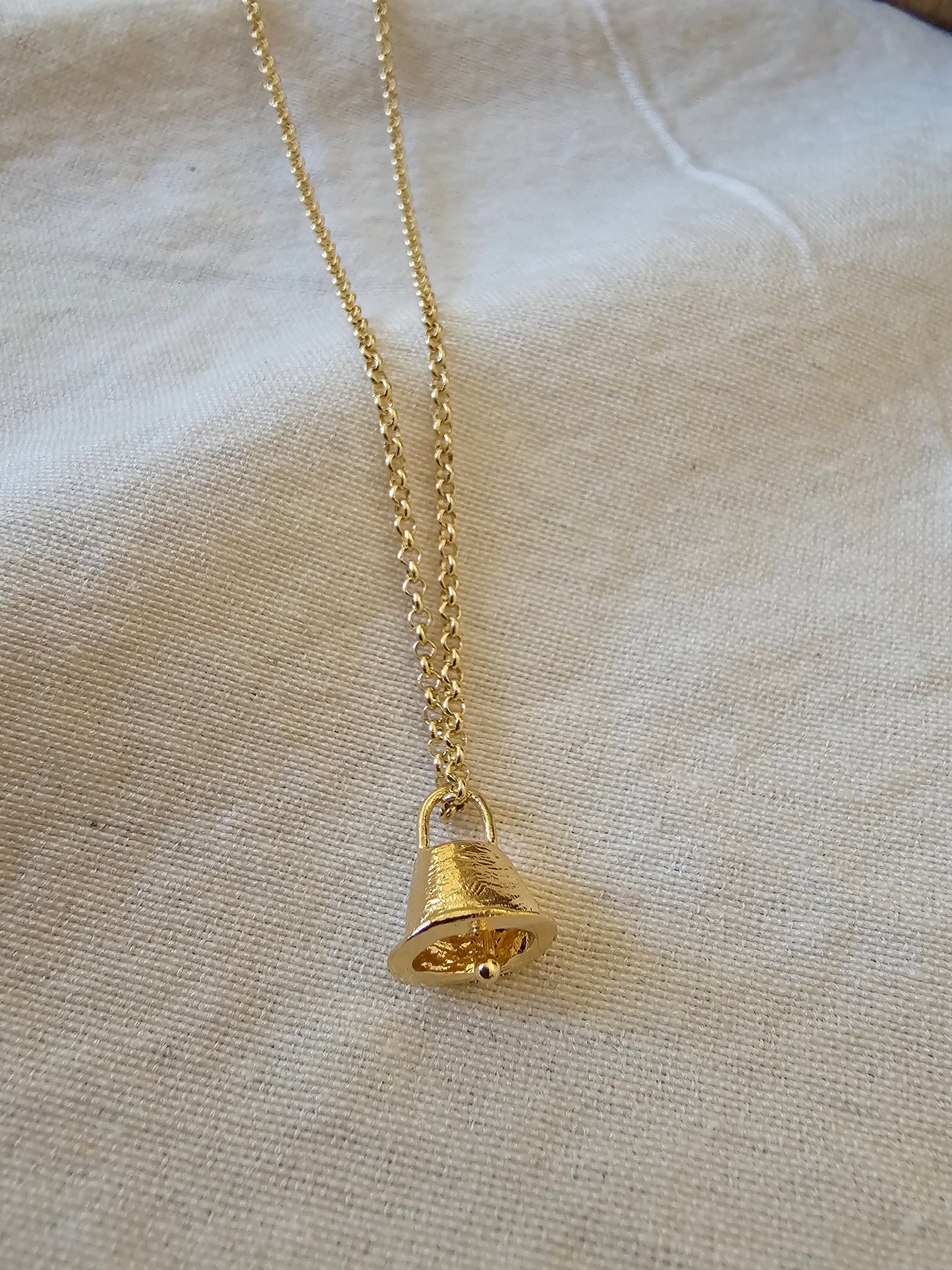 Prayer Bell Gold Plated