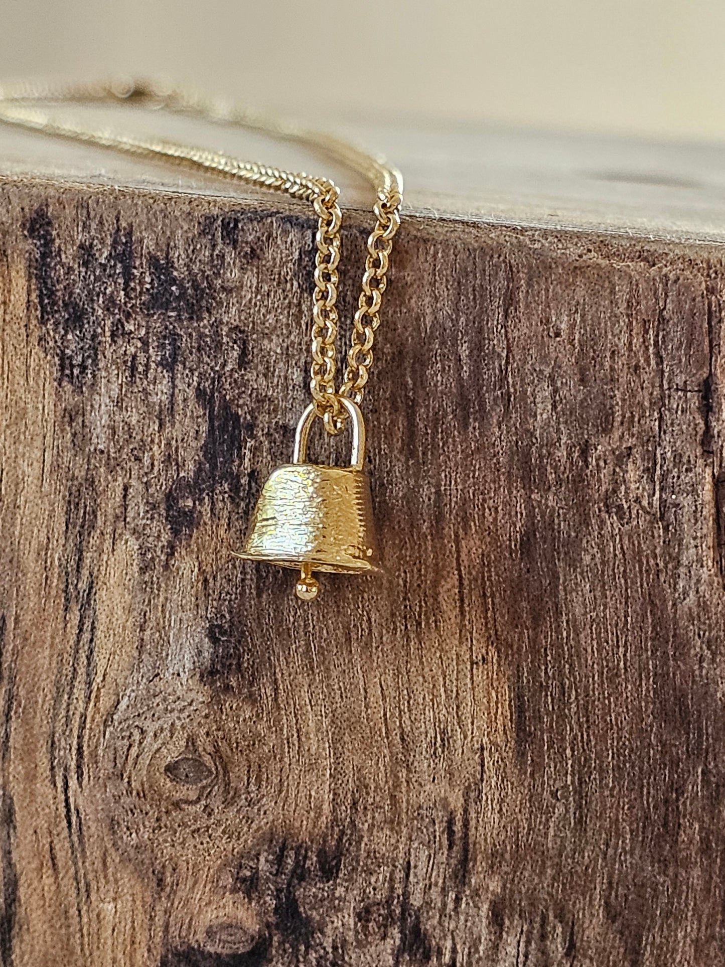 Prayer Bell Gold Plated