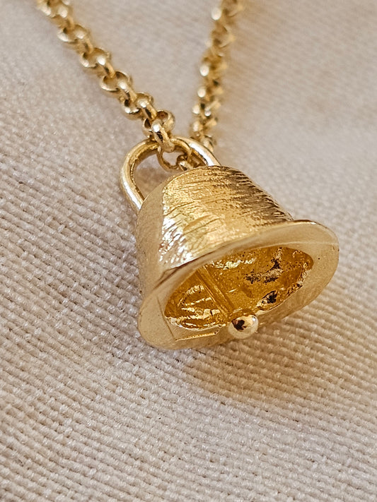 Prayer Bell Gold Plated