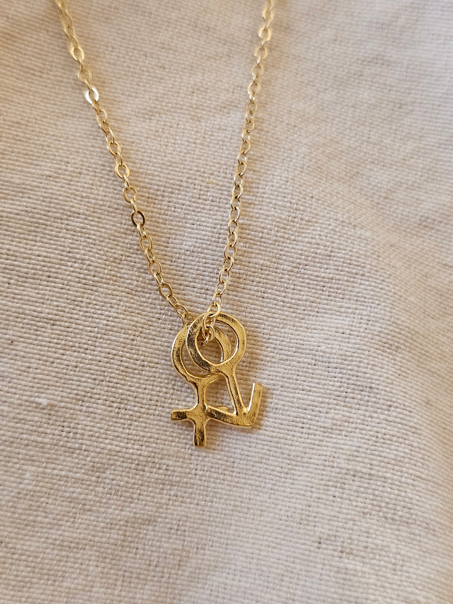 Gender Necklace 14K