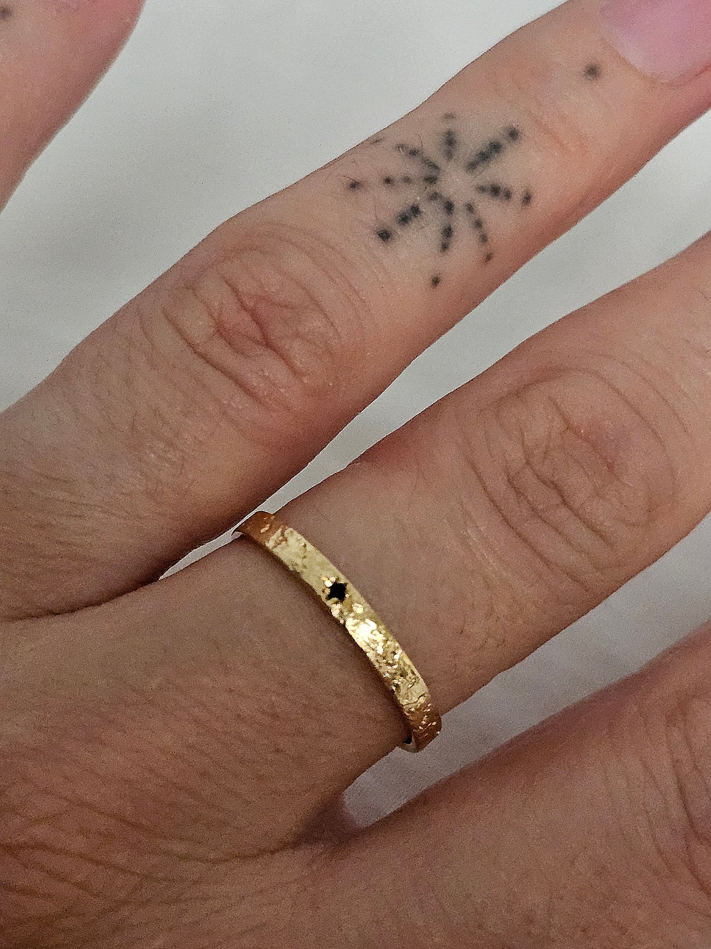 Delicate Tribal Ring 14K