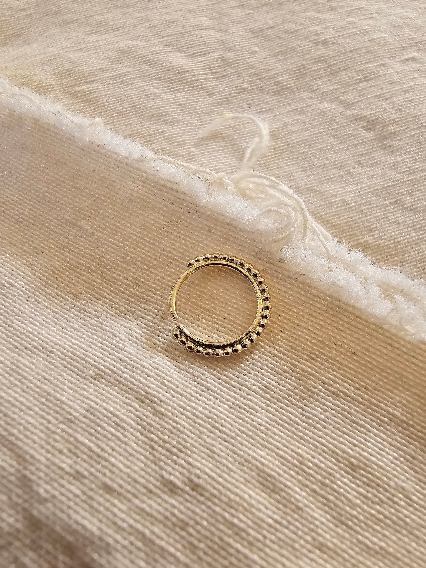 Tribal Nose Ring 14K