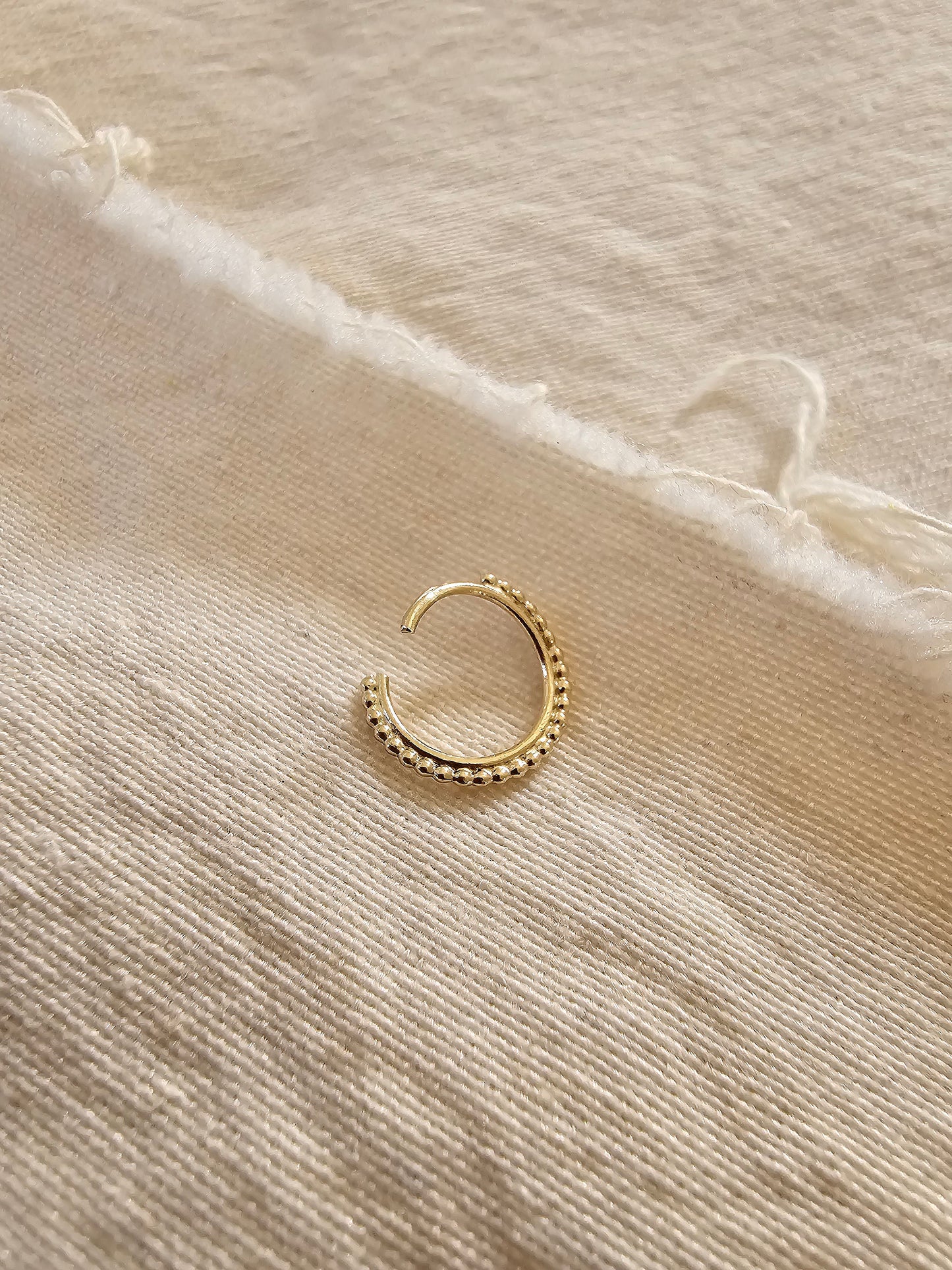 Tribal Nose Ring 14K