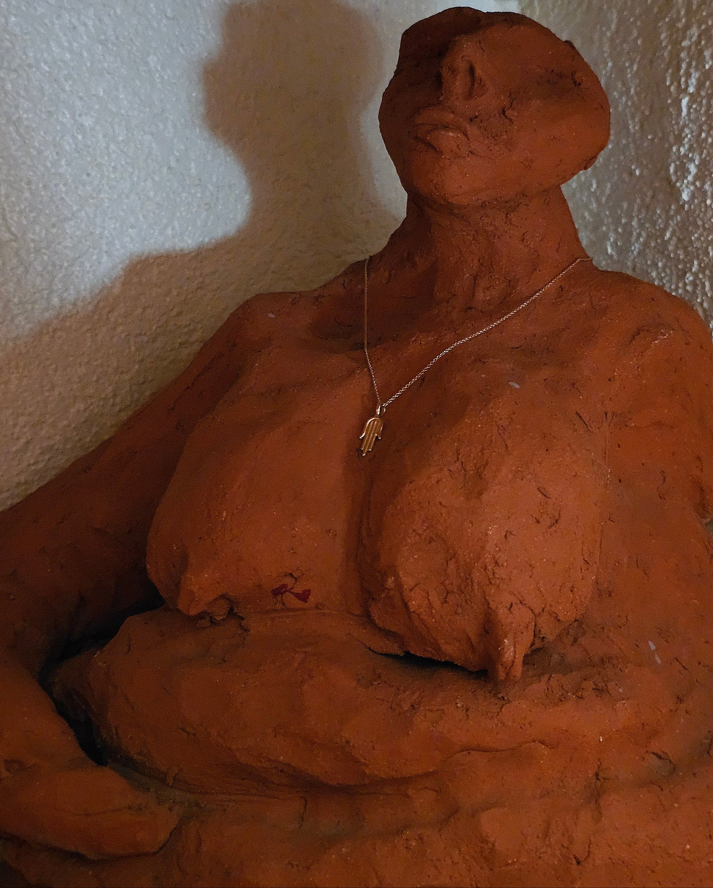 Hamsika Amulet Necklace 14K
