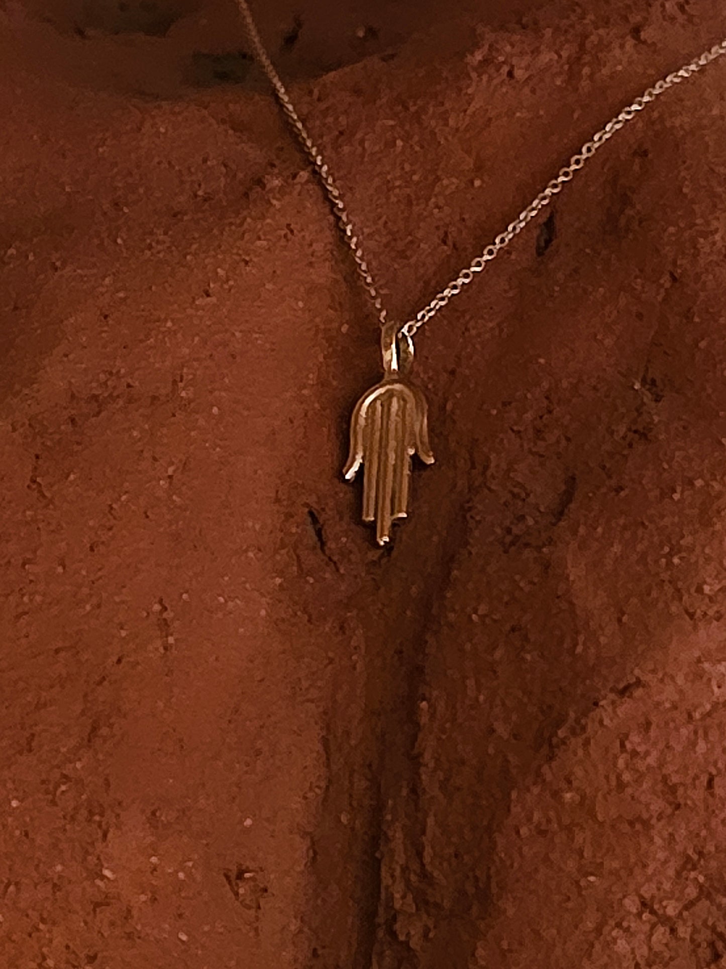 Hamsika Amulet Necklace 14K