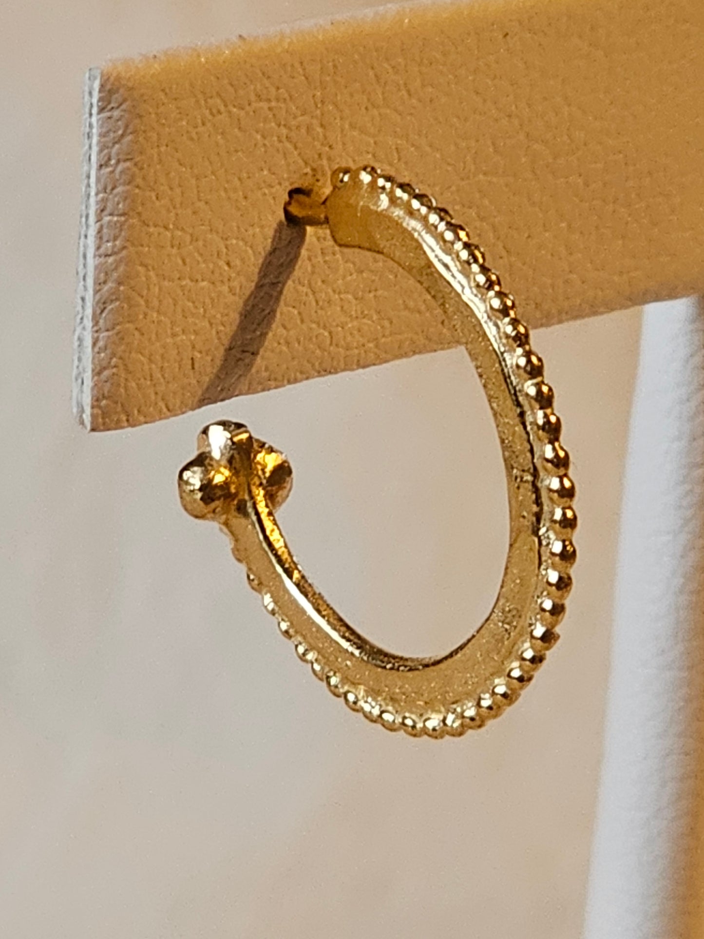 Ancient Hoop Earrings Gold Plated