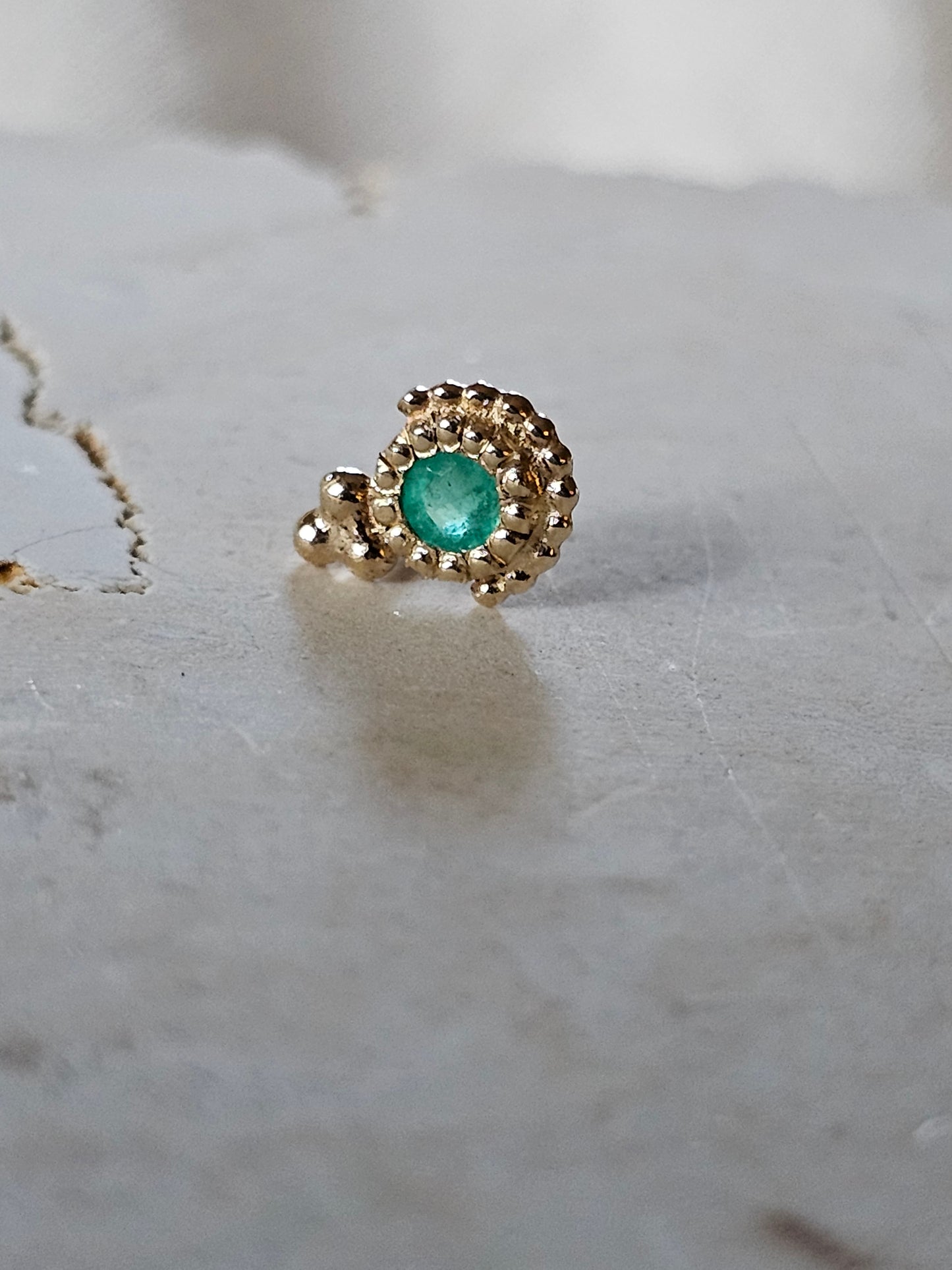 Owl Stud 14K