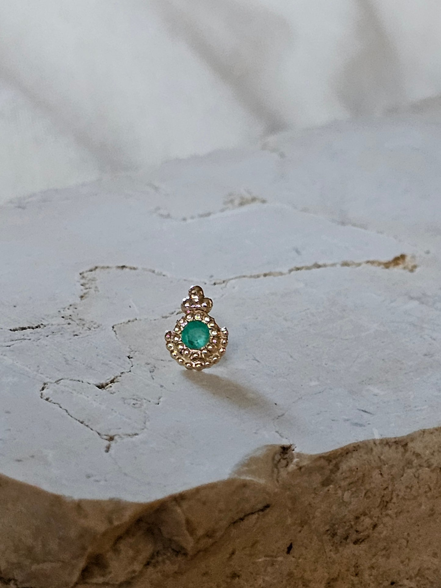 Owl Stud 14K
