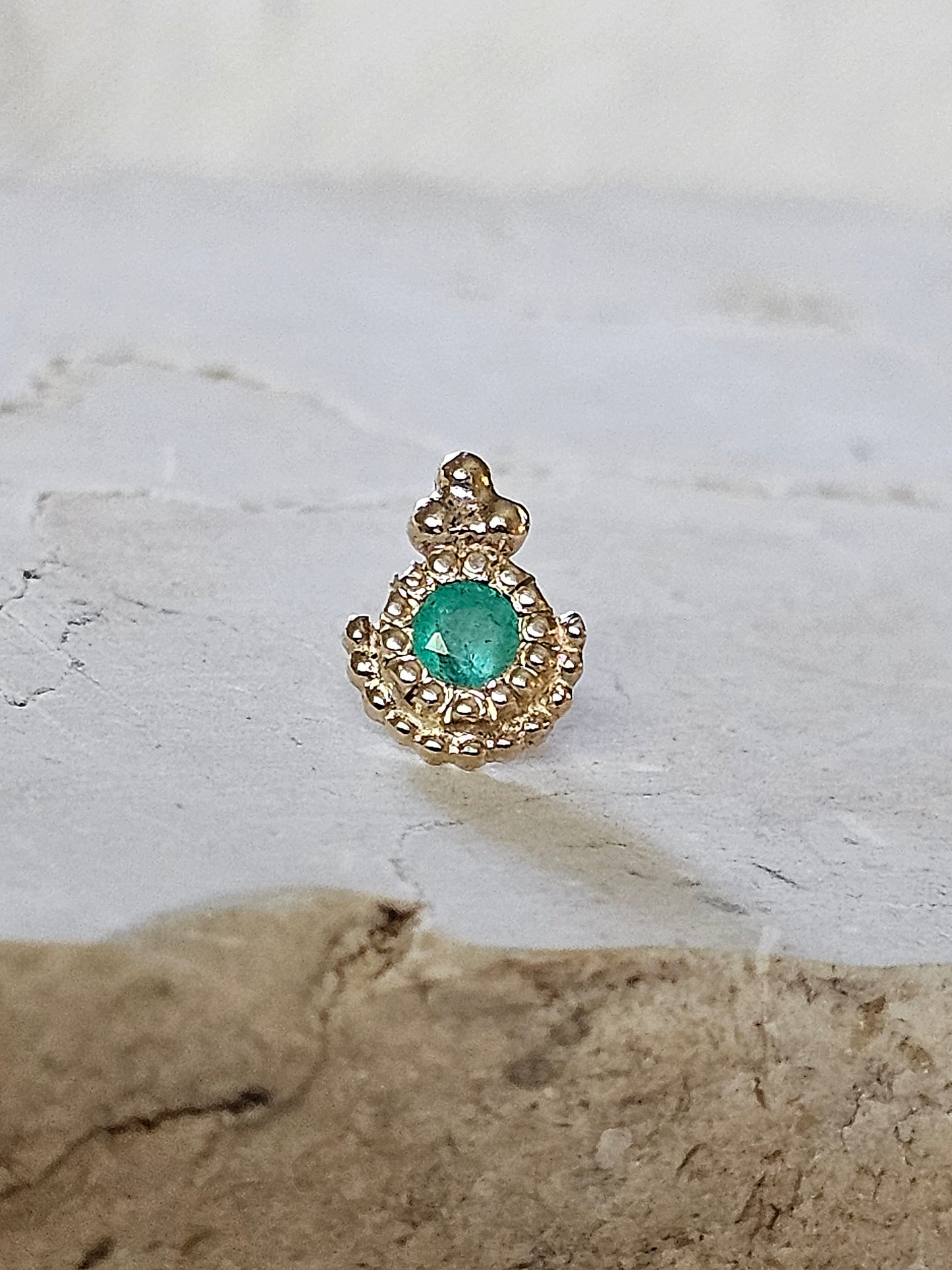 Owl Stud 14K