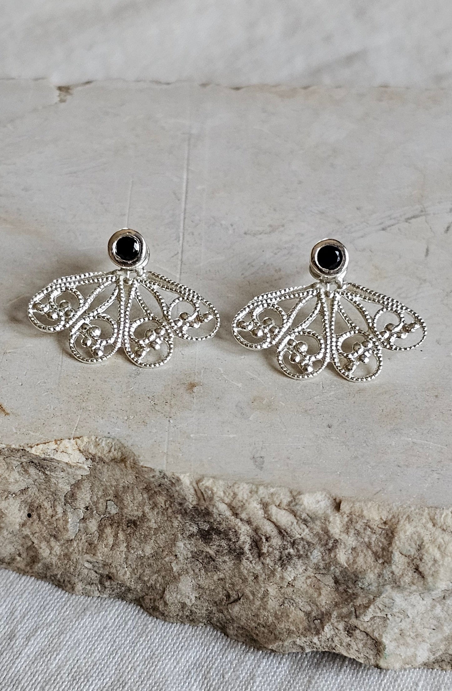Gem Dot Ear Jacket Stud
