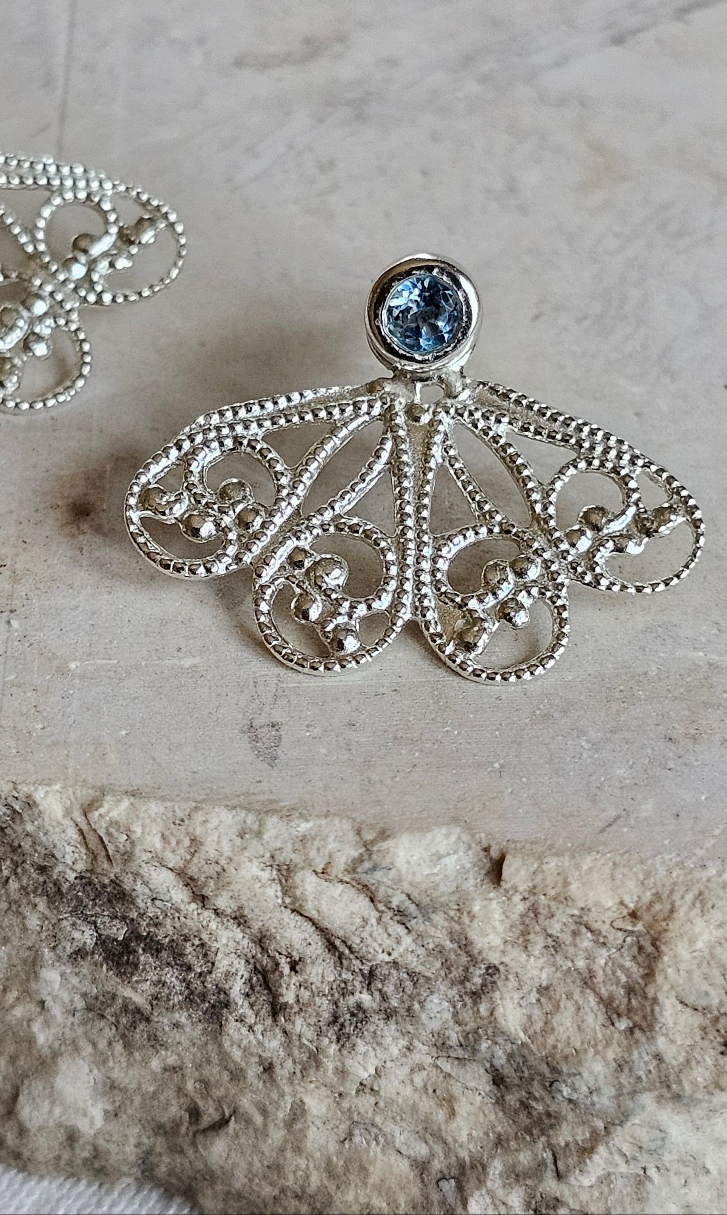 Gem Dot Ear Jacket Stud