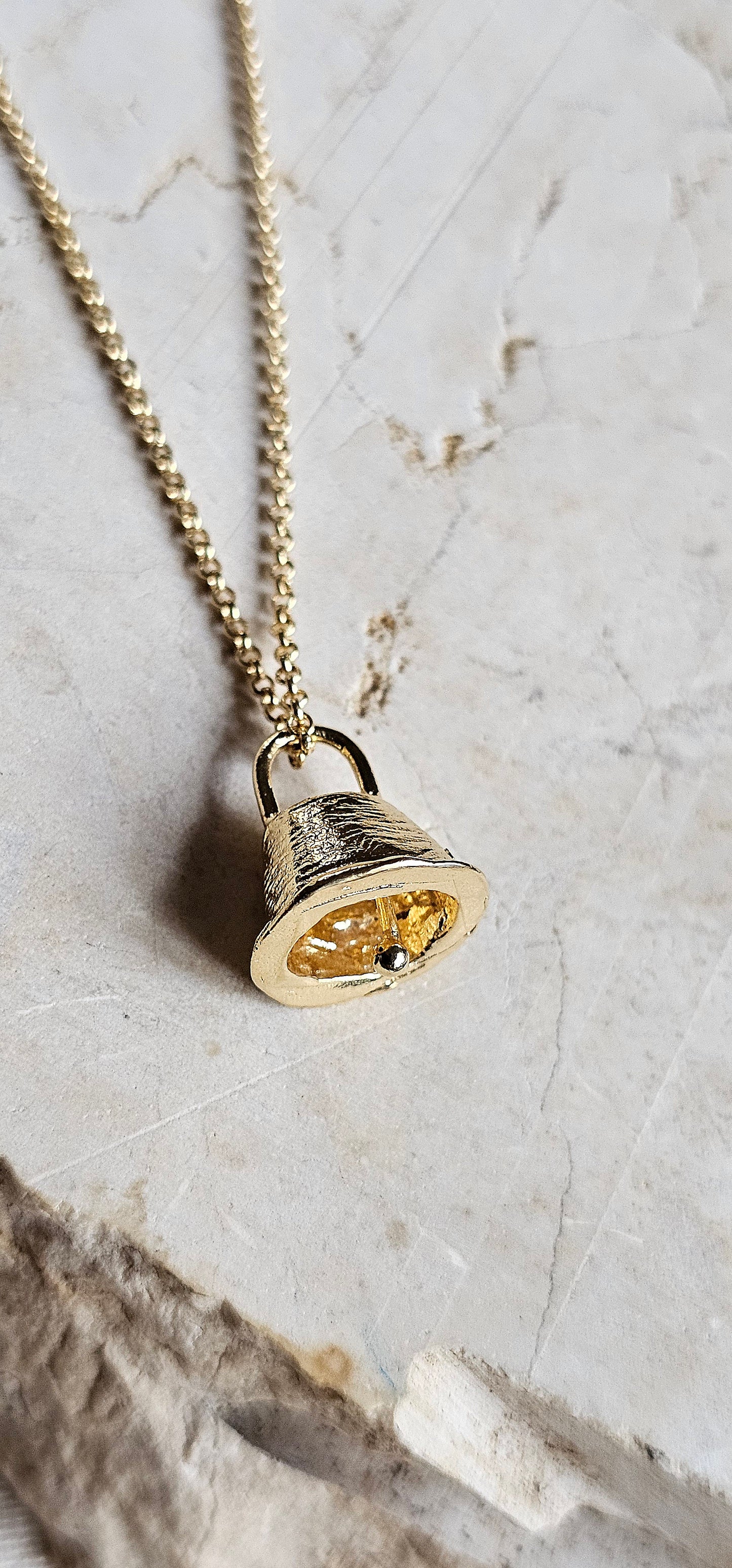Prayer Bell Gold Plated