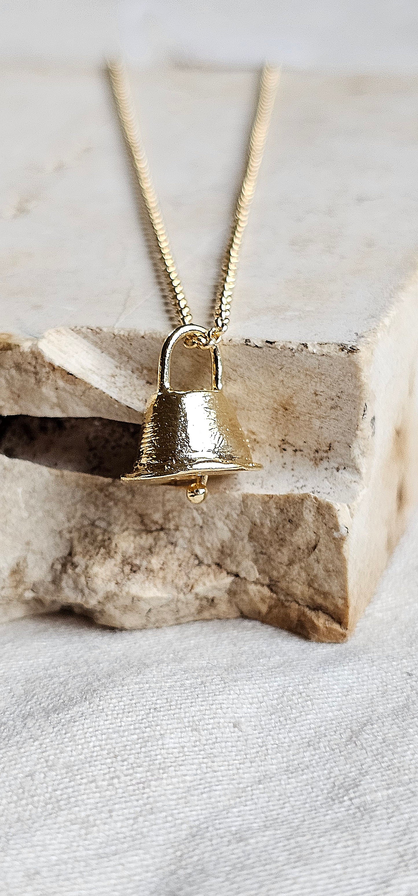 Prayer Bell Gold Plated