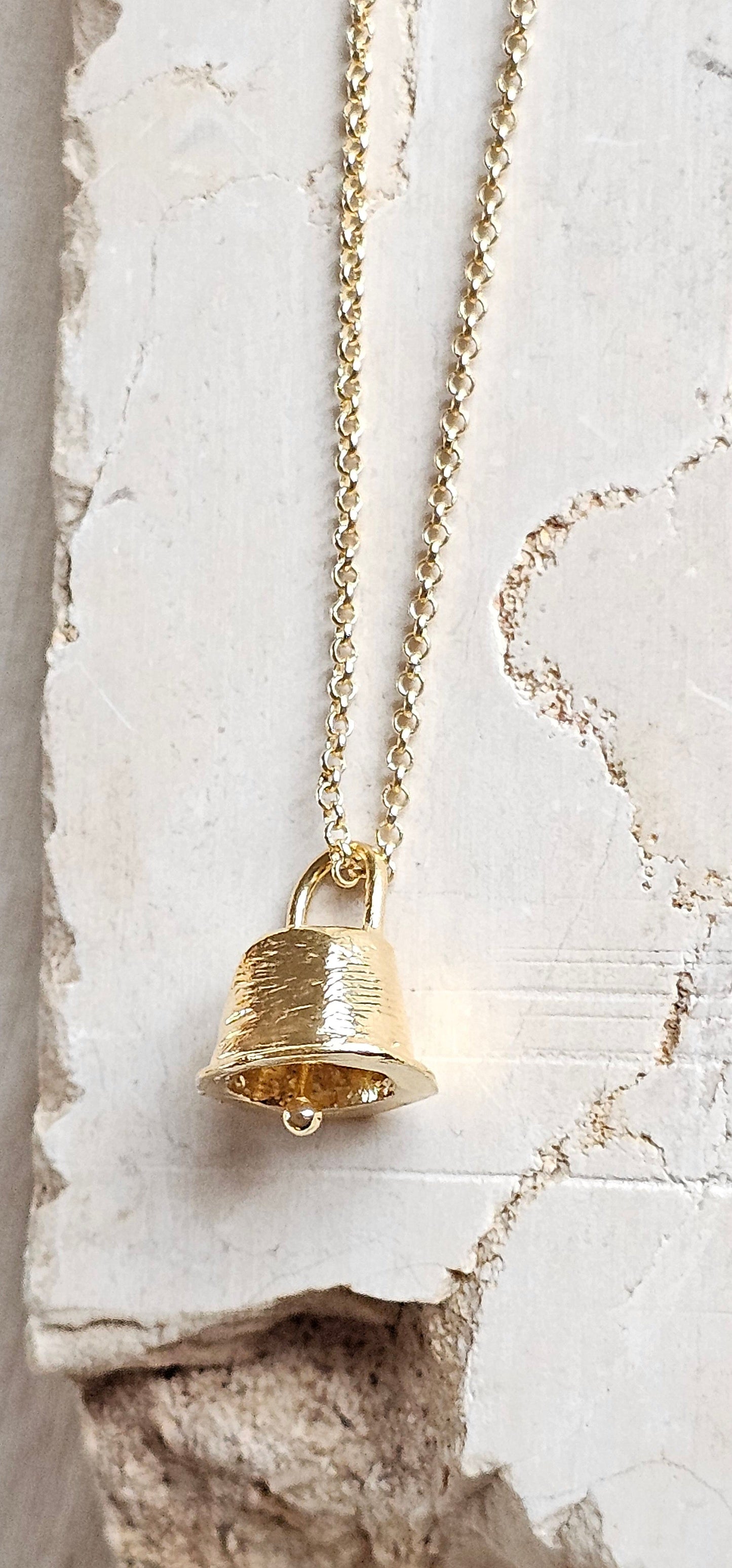 Prayer Bell Gold Plated