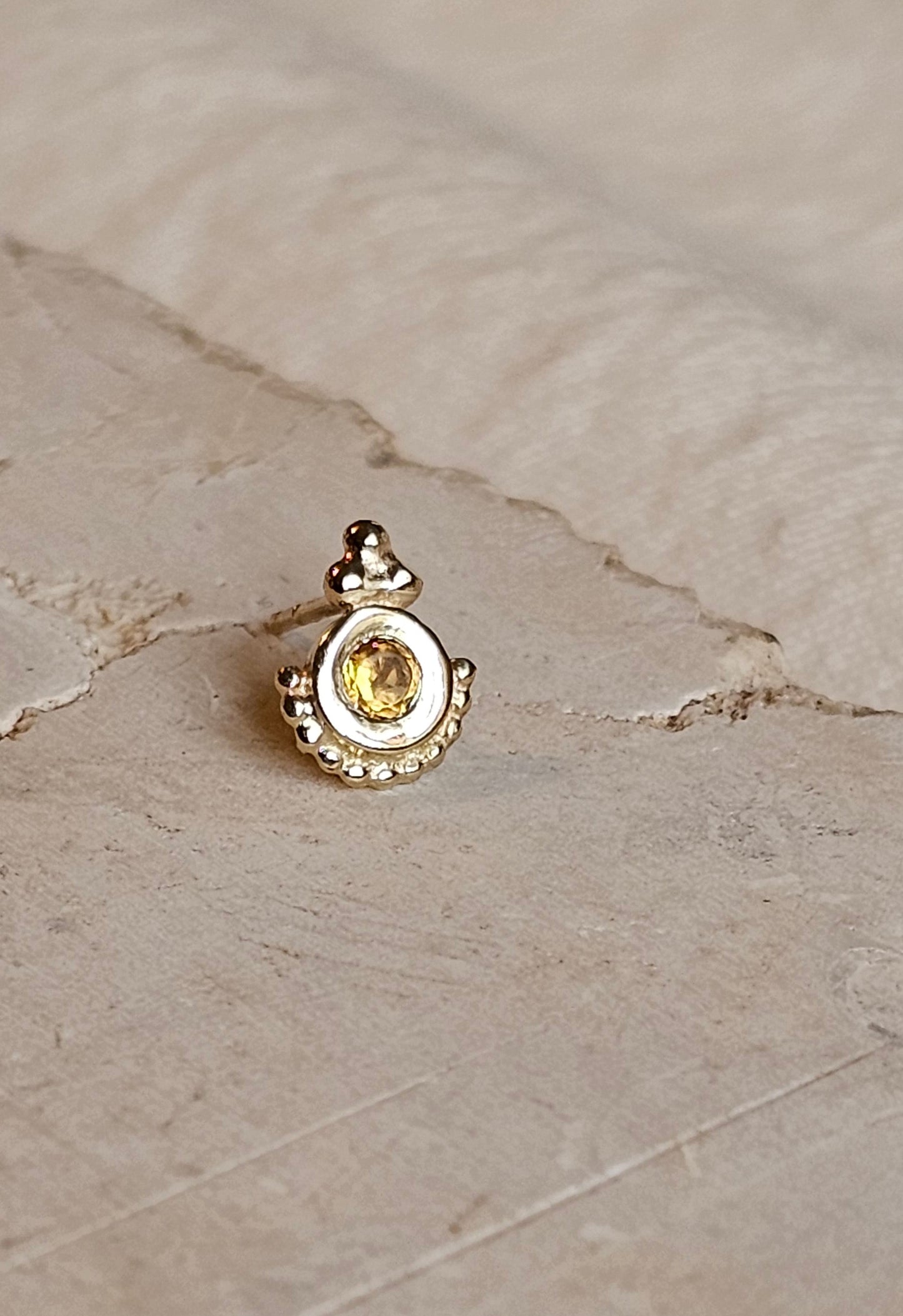 Owl Stud 14K