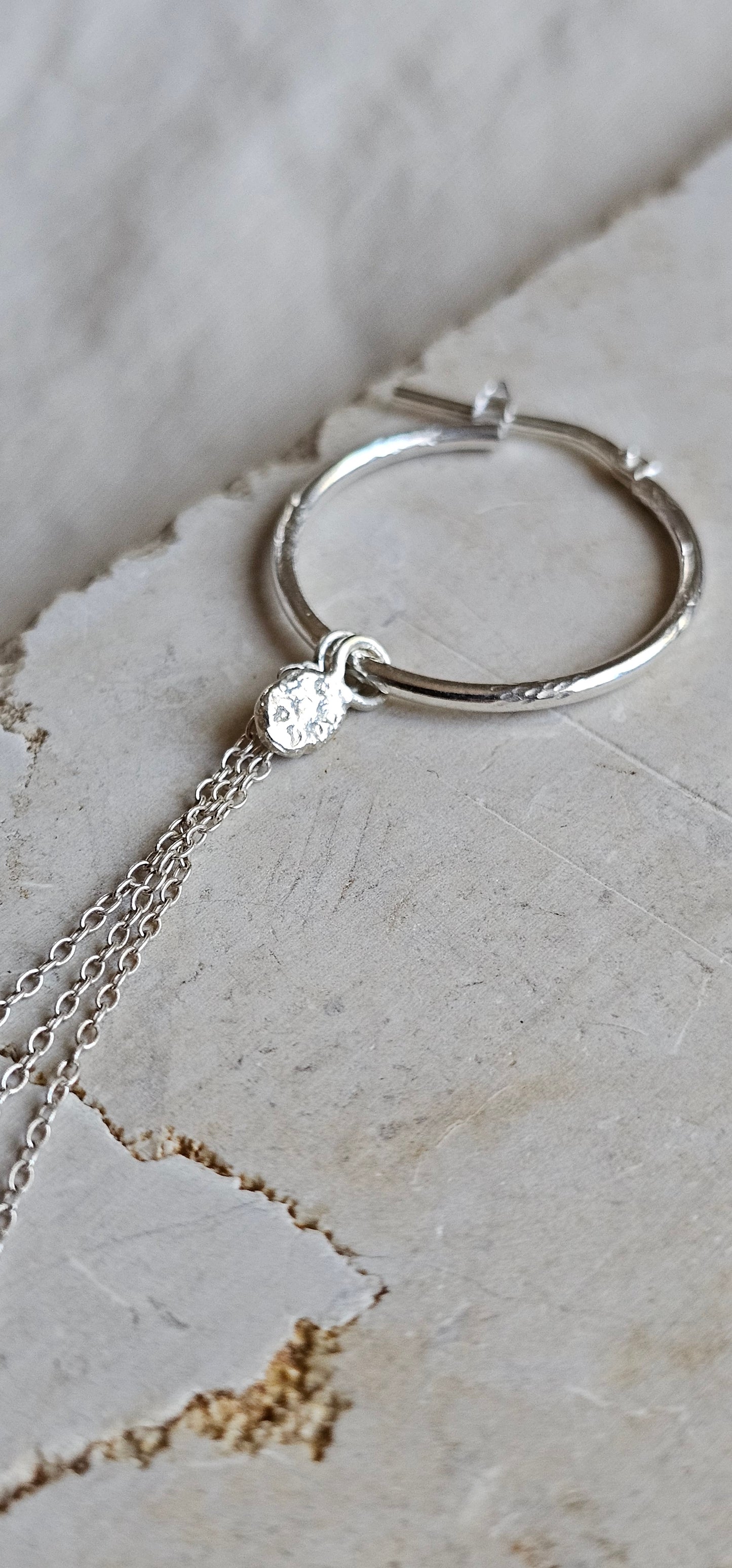 Cascade Amulet Hoop