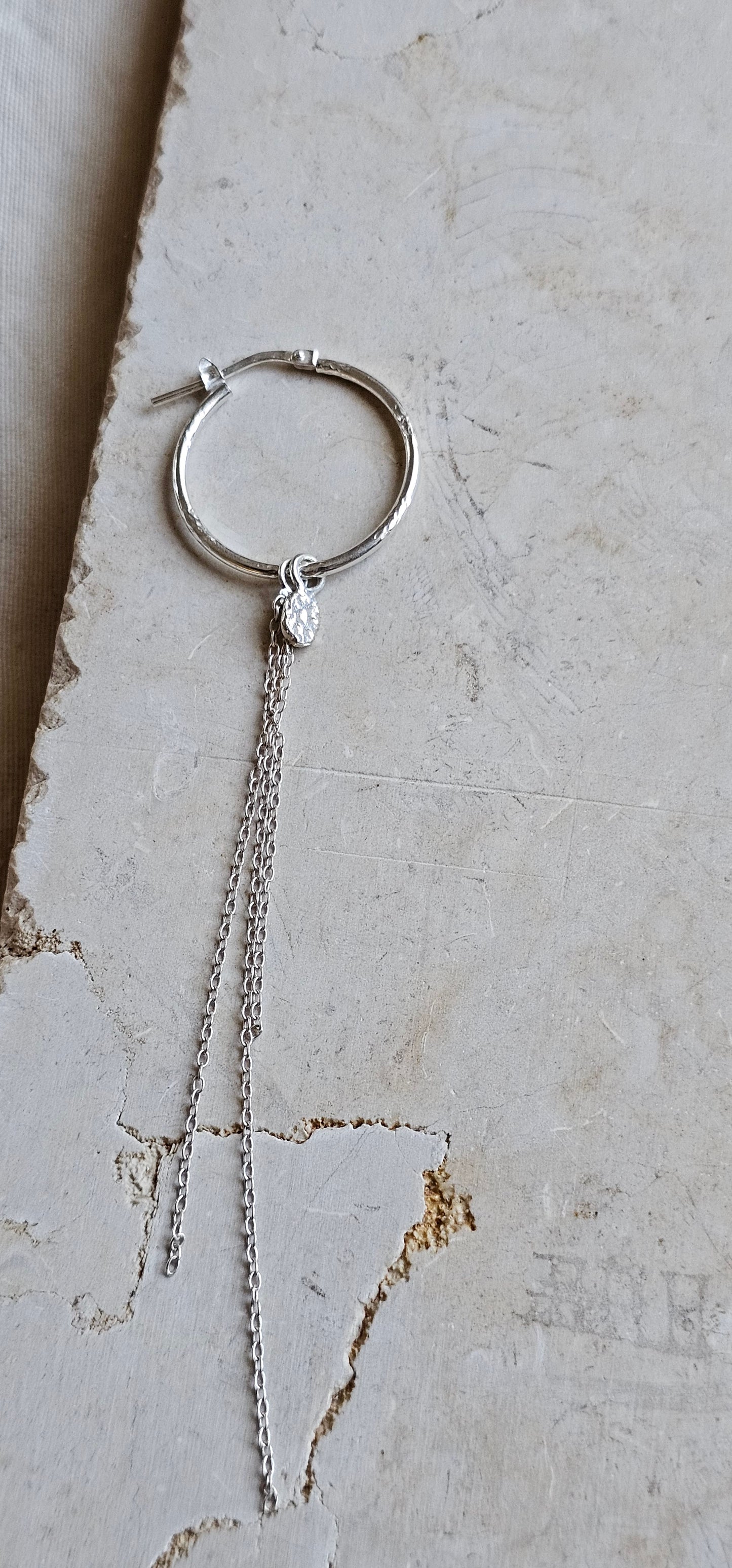 Cascade Amulet Hoop