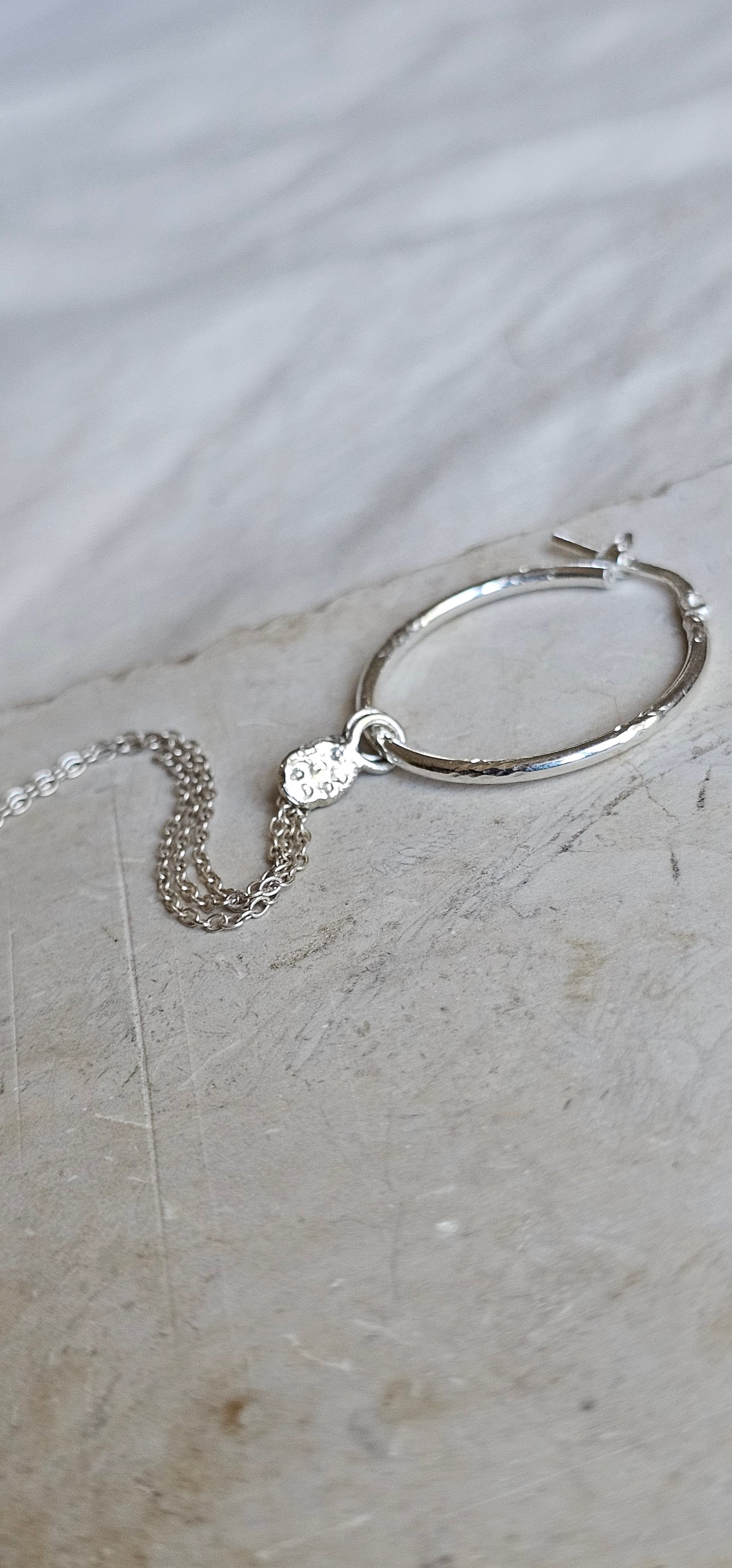 Cascade Amulet Hoop