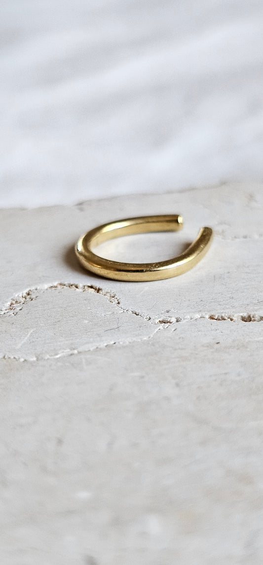 Smooth Cuff Gold Plated