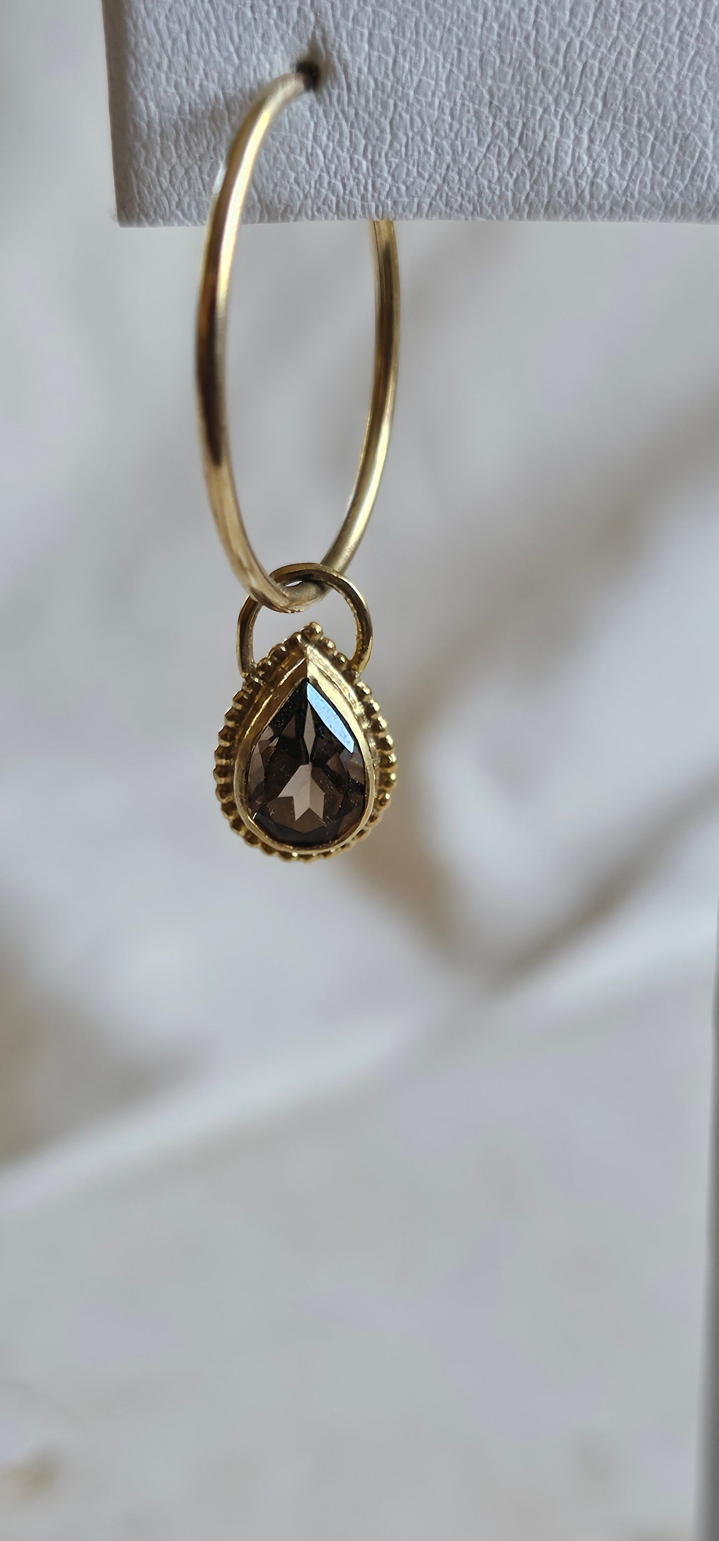Royal Pear Hoops Gold-Filled