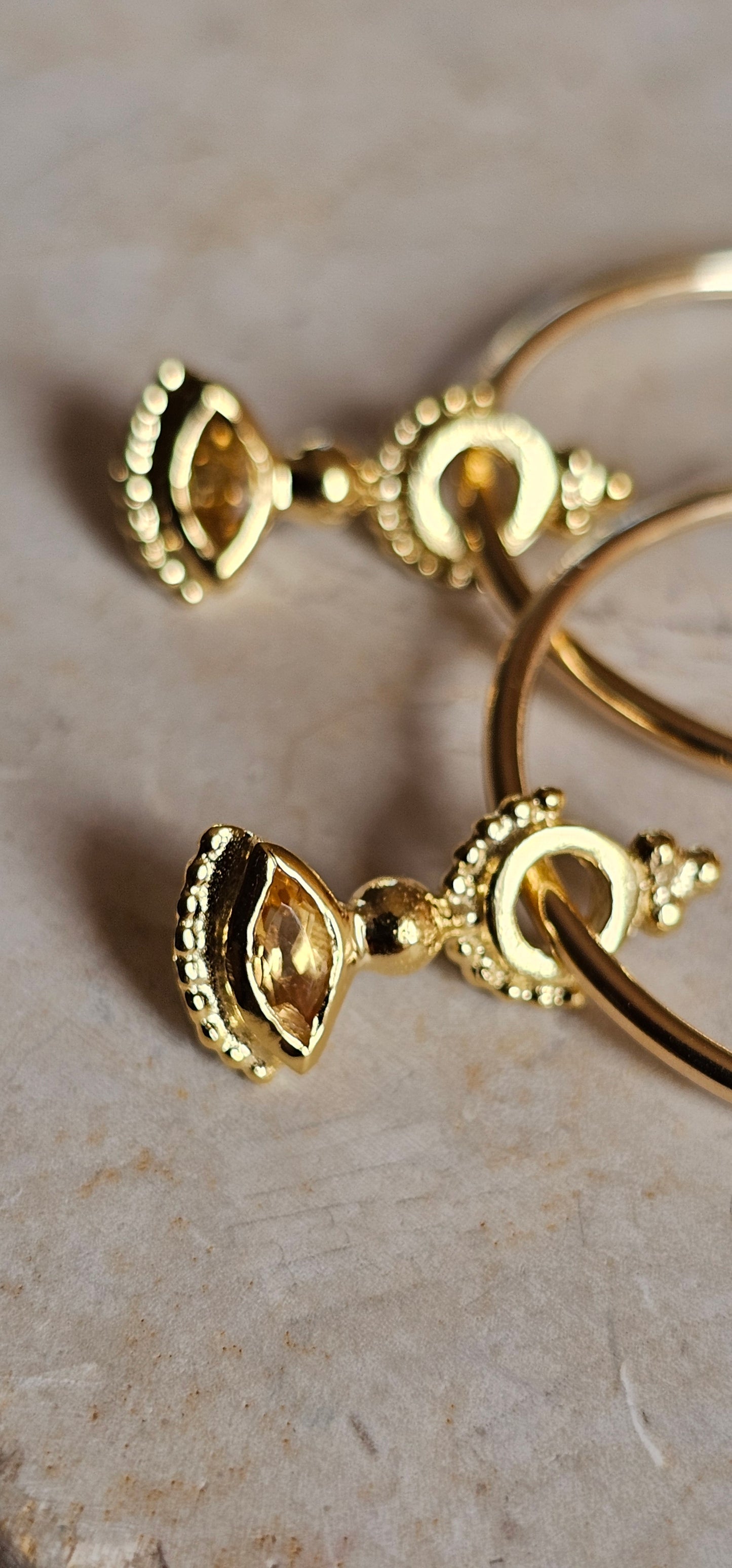 Nefertiti Hoops Gold-Filled