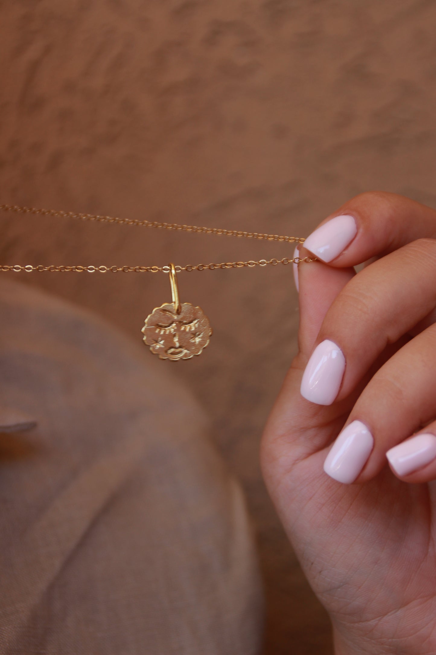 Sol Necklace Gold Plated